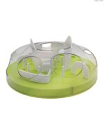 고양이 셀프 엔터테인먼트 피더 미로 상자 반려동물 교육용 고양이 사료 누출 장난감 고양이의 지루함을 해소하고 먹고 놀기 위한 곧은 털 - 이미지 5