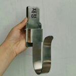 선반 작업자 목공 다목적 후크 허리 랙 단일 후크 순백색 스테인리스 스틸 소재 두꺼워진 기타 전기 렌치 - 이미지 4