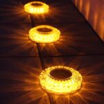 크리스탈 유리 지면등 태양광 지면등 야외 안뜰 방수 잔디밭 계단 테라스 정원 조경 매립등 - 이미지 4