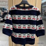 *CC코리아 카운터 구매*25 여름 베네통 니치 패턴 스웨터 BAKC53-531 3-7 - 이미지 5