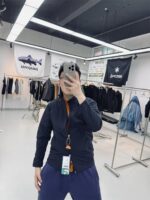 루루 플랫 교체용 스크래치 방지 내마모성 발수 남성 스포츠 아웃도어 레저 통근 스탠드 칼라 재킷 소프트 쉘 재킷 - 이미지 3