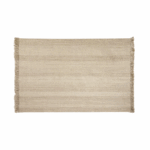 스위스 거실 천연 황마 카펫 코튼 리넨 바닥 매트 리넨 손으로 짠 소파 커피 테이블 매트 심플한 침실 - 이미지 5