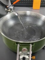 카쉴레 다기능 야외용 올인원 냄비 야외 캠핑 피크닉 냄비 가스 냄비 야외 요리 및 요리 유물 - 이미지 5