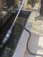 물고기 연못 하수 흡입기 수영장 바닥 흡입 물고기 배설물 장치 수영장 실트 먼지 기계 연못 소형 청소 기계 청소 - 이미지 3