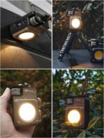 Yinnuo MINI3-PRO 야외 캠핑 조명 캠핑 조명 전술 초장 배터리 수명 텐트 조명 캠핑 메인 조명 매우 밝음 - 이미지 4