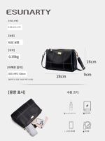 여성용 크로스바디 백 2025년 신상품 정품 가죽 대용량 소프트 가죽 중년 여성 숄더백 어머니 가방 - 이미지 5