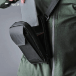 남성용 아웃도어 기능성 X-Pac 숄더백 동전 지갑 휴대용 크로스바디 휴대폰 가방 가슴 가방 등산 숄더 스트랩 가방 - 이미지 2