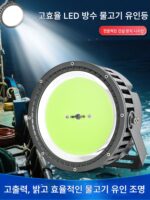 LED 물고기 유인등 탐조등 무선 간섭 방지 야외 방수 물고기 유인등 바다 낚시등 오징어 배 1000W - 이미지 3