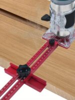 목공 트리밍 머신 밀링 서클 아티팩트 보조 원형 구멍 뚫기 슬롯 위치 조정 백킹 도구 원형 절단기 밀링 서클 - 이미지 3