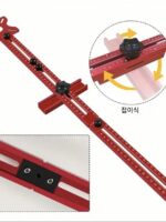 목공 트리밍 머신 밀링 서클 아티팩트 보조 원형 구멍 뚫기 슬롯 위치 조정 백킹 도구 원형 절단기 밀링 서클 - 이미지 4