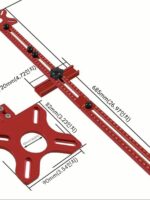 목공 트리밍 머신 밀링 서클 아티팩트 보조 원형 구멍 뚫기 슬롯 위치 조정 백킹 도구 원형 절단기 밀링 서클 - 이미지 5