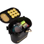 낚시 의자 2-in-1 낚시 상자 하드 쉘 심플 물고기 양동이 야외용 일체형 두꺼워진 낚시 양동이 좌석 수 있음 - 이미지 5