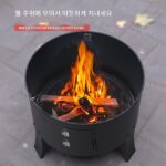 가정용 바베큐 걸이형 스토브 흡연기 숯불 바베큐 스토브 구운 닭고기와 오리 훈제 베이컨 소시지 통 훈제 생선 구운 고구마 통 - 이미지 5