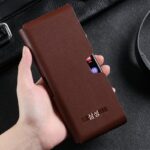 삼성 갤럭시 Z 폴드7 정품 가죽 W25 폰 케이스 폴드6 폴딩 스크린 W24 오리지널 쉘 폴드5 폰 케이스 W23 소가죽 W22 폰 가방 폴드4/3 수평 - 이미지 2