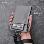 야외 다기능 카드 홀더 남성용 기능성 동전 지갑 남성용 열쇠 가방 보관 가방 휴대폰 가방 신분증 핸드백 - 이미지 3