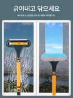 일본식 스크린 창 브러시 프리 세척 아티팩트 가정용 2-in-1 먼지 제거 다기능 세척 아티팩트 창문 및 유리 청소 - 이미지 2