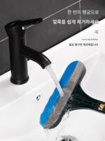 일본식 스크린 창 브러시 프리 세척 아티팩트 가정용 2-in-1 먼지 제거 다기능 세척 아티팩트 창문 및 유리 청소 - 이미지 5