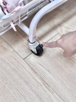 대용량 문구 카트 이동식 접이식 탄소강 스낵 침실 책상 수납 선반 - 이미지 4