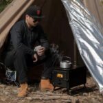 야외용 나무 난로 텔레스코픽 난방 텐트 스토브 다목적 피크닉 바베큐 스토브 캠핑 RV 자가 운전 투어 오프로드 유물 - 이미지 4