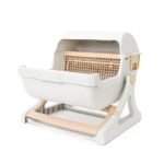 고양이 화장실 대형 오픈형 모래 방지 새끼 고양이 화장실 케이지 고양이 배설물 냄비 용품 게으른 청소 자동 - 이미지 5