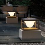 태양광 기둥 조명 야외 정원 조명 단순 방수 빌라 게이트 벽 조명 정원 기둥 게이트 기둥 조명 - 이미지 3