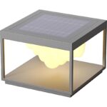 태양광 기둥 조명 야외 정원 조명 단순 방수 빌라 게이트 벽 조명 정원 기둥 게이트 기둥 조명 - 이미지 5