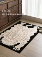 사이보시 현관문 바닥매트 장식용 접착제 없는 카펫 항균 가벼운 고급 문 발 매트 현관 홈 바닥매트 - 이미지 4