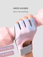 수평 막대 미끄럼 방지 장갑 특수 굳은살 방지 운동 피트니스 여성용 철제 풀업 운동 장비 훈련 - 이미지 5