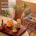 일본 무인양품 스낵 랙 다기능 틈새 카트 과일 및 야채 주방 다층 이동식 수납 랙 - 이미지 3