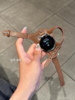 샤오미 시계 S4 스트랩 S3 사이클링 모델 슈퍼 레더 스포츠 시계 스트랩 S1Pro 스포츠 통기성 S2 스마트 컬러2 여름 신제품 41mm 남녀 공용 개성 트렌드에 적합 - 이미지 2