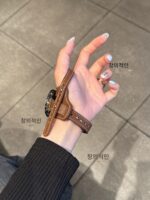 샤오미 시계 S4 스트랩 S3 사이클링 모델 슈퍼 레더 스포츠 시계 스트랩 S1Pro 스포츠 통기성 S2 스마트 컬러2 여름 신제품 41mm 남녀 공용 개성 트렌드에 적합 - 이미지 5