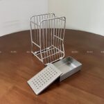 304 스테인리스 스틸 젓가락 홀더 젓가락 통 젓가락 케이지 젓가락 홀더 젓가락 걸이 칼 붙이 보관 상자 배수 통풍 곰팡이 방지 - 이미지 3