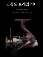 시마노 낚싯대 스피닝릴 풀메탈 낚싯대 스테인리스 스틸 루어 바다낚싯대 장거리 캐스팅릴 바다낚싯대 릴 낚싯줄 - 이미지 2