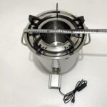 야외용 나무 난로 자동 주행 휴대용 캠핑 난로 다기능 가스화 난로 소규모 현장 무연 난로 나무 난로 - 이미지 3