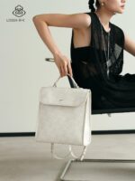 LOSEA Luxi x Chongqing Three Gorges Museum Ruyi Cloud Pattern Backpack Female 2025 New National Style Backpack - 이미지 2