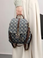 홍콩 브랜드 대용량 통근 여행용 백팩 여성 2025년 신제품 가볍고 고급스러운 틈새 다용도 어깨 백팩 - 이미지 5