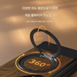 삼성 갤럭시 S25 울트라 모바일 폰 케이스 금속 자석 브래킷 케이스 S24 울트라 알루미늄 합금 방열 모바일 폰 케이스 S23 울트라 우드 그레인 가죽 보호 케이스 일반 가죽 고급 케이스에 적합합니다. - 이미지 5