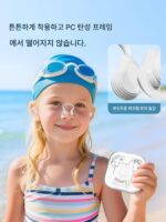 디즈니 수영용 코 클립 귀마개 어린이용 질식 방지 코 클립 전문가용 방수 인공 미끄럼 방지 코 클립 - 이미지 2