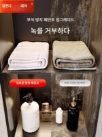 데야 변기 옆에 숨겨진 스테인리스 스틸 틈새 마감 쓰레기통 티슈 상자 숨겨진 장치 랙 - 이미지 5