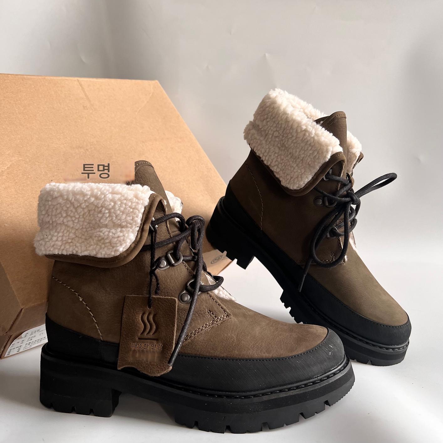 main_951127152574_0 클락스 여성화 22 가을 겨울 모델 플러스 벨벳 따뜻한 미끄럼 방지 스노우 부츠 마틴 부츠 오리아나 턴 - 이미지 1