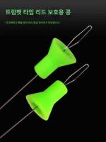 블랙 피트 리드 빈 리드 시트 리드 싱커 충돌 방지 빈 낚싯줄 메인 라인 초단밀 실리콘 스페이스 빈 낚시 소형 액세서리 - 이미지 2