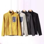 아웃도어 하이킹 시리즈! 스탠드 칼라로 보온성을 더하고, 스타일리시한 웨이브 패턴으로 포인트를 준 커플 플리스 재킷 - 이미지 2