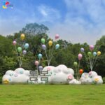 야외 인터넷 유명인 명승지 구름 그네 조각 공원 명승지 쇼핑몰 홈스테이 잔디밭 조경 체크인 장식 장식품