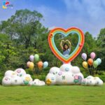 야외 인터넷 유명인 명승지 구름 그네 조각 공원 명승지 쇼핑몰 홈스테이 잔디밭 조경 체크인 장식 장식품 - 이미지 5