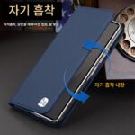 삼성 갤럭시 Z 폴드 7 휴대폰 보호 케이스 고급 대기 자기 흡착 폴드 7 비즈니스 플립 폴드 6 전체 커버 낙하 방지 W25 패션 새로운 창의적인 보호 케이스 남성 및 여성용 - 이미지 2