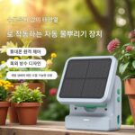 태양열 자동 타이머 물주기 장치 wifi 원격 화분 점적 관개 시스템 야외 분재 녹색 식물 물주기 유물