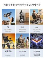 수호신 리틀 킹콩 휴대용 전동 휠체어 경량 접이식 소형 지능형 전자동 노인용 특수 스쿠터 - 이미지 2