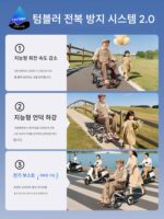 수호신 리틀 킹콩 휴대용 전동 휠체어 경량 접이식 소형 지능형 전자동 노인용 특수 스쿠터 - 이미지 4