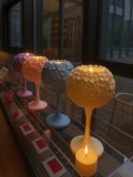 우위 타임 아로마테라피 캔들 아트 장식품 테이블 램프 분위기 조명 선물 추천 - 이미지 5