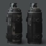 unit/04 야외 캠핑 250g 230g 카세트 롱 가스 탱크 커버 전술 군사 스타일 장착 가능 보호 커버 - 이미지 4